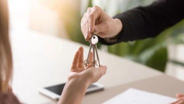 Fachada da imobiliária