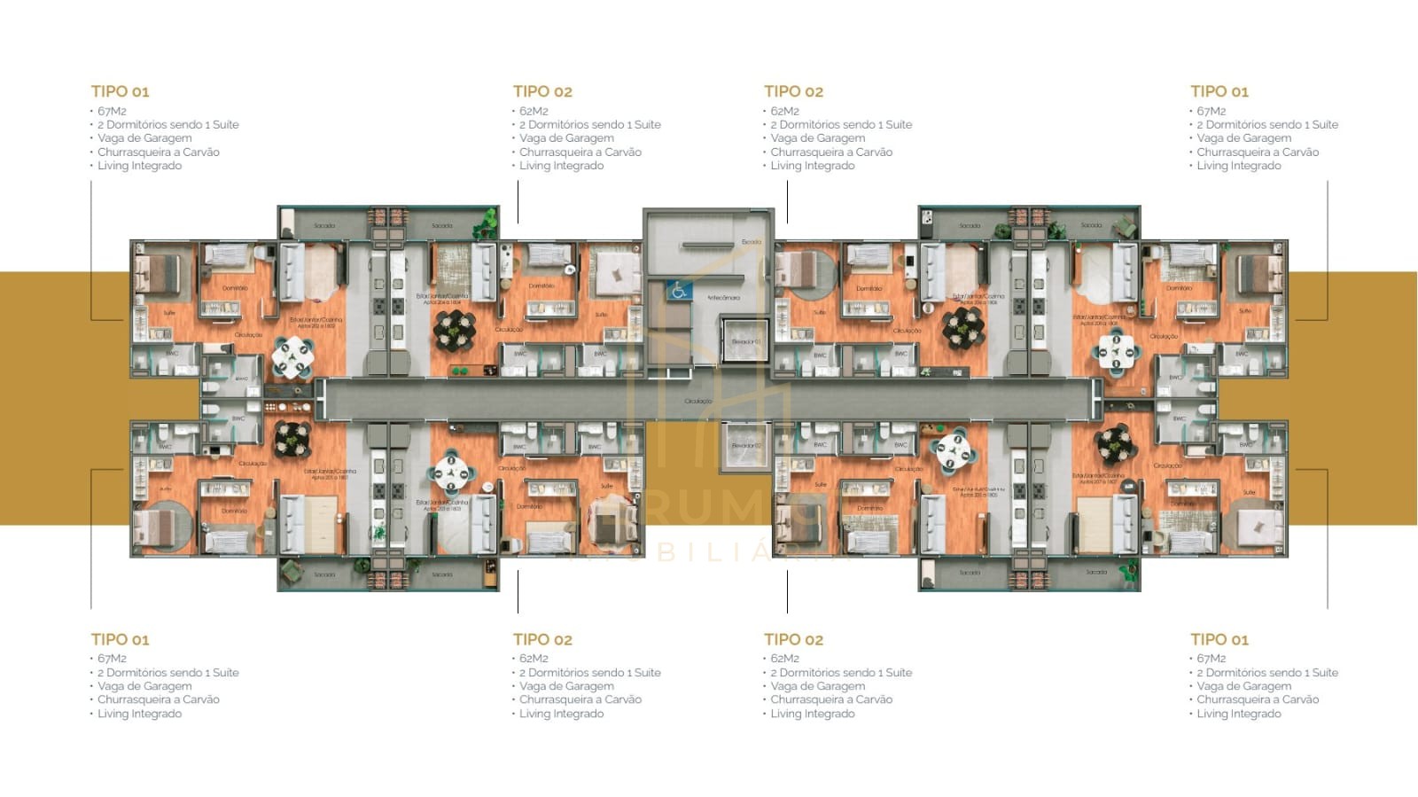 Apartamento 2 Quartos em Excelente Localização | Ótimo investimento